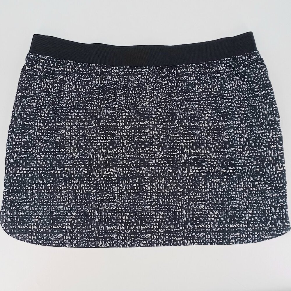 Cypress Club Skort Womens Sz XXL Black White Geo Pull On Tennis Golf Athletic - Picture 4 of 11